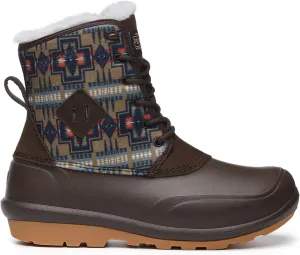 PENDLETON Women’s Summit Boots – Winter-Ready, Southwestern Print, Cozy Faux Fur Lining