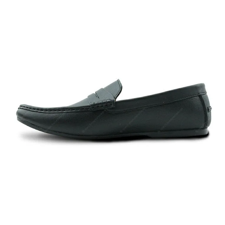 Penny Loafer Wrinkle Soft Leather Leather Black (Black Series)