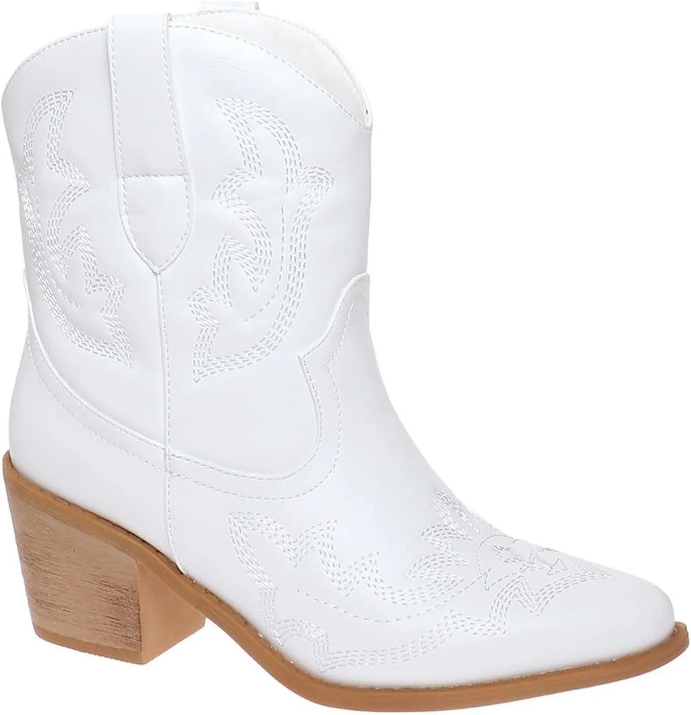 Pierre Dumas Women Cowgirl Cowboy Western Stitched Ankle Boots Pointed Toe Short Booties