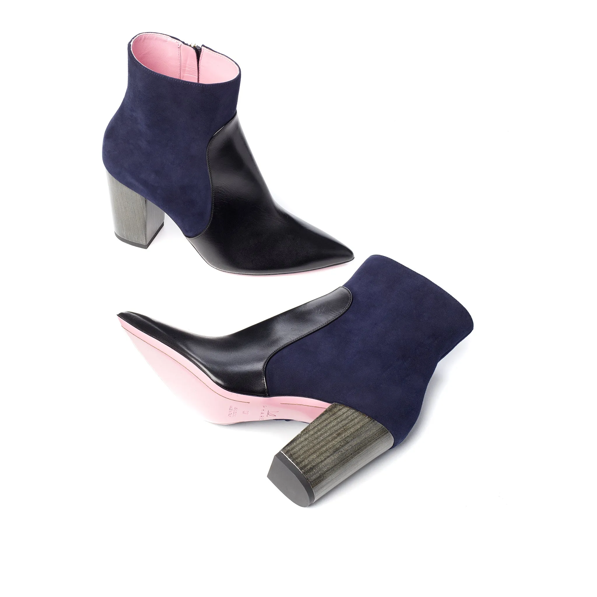 Pointed Block Heel Boot