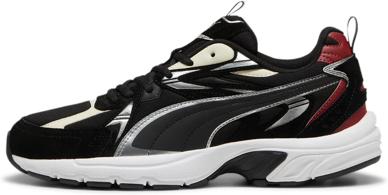 PUMA Men's Milenio Tech Shoes, Dark Myrtle-Alpine Snow, 14