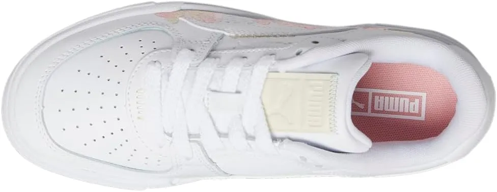 Puma Womens Ca Pro Embroidered Lace Up Sneakers Shoes Casual - Pink, White