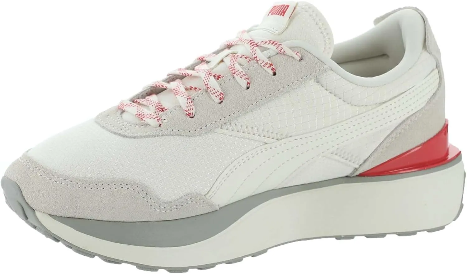 PUMA Women's Cruise Rider Shoes, Frosted Ivory-Smokey Gray, 9.5
