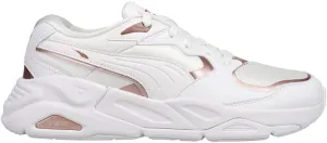 PUMA Womens TRC Mira Glam Lace Up Sneakers Shoes Casual - White - Size 6 M