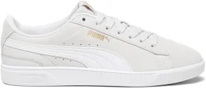 PUMA Womens Vikky V3 Lace Up Sneakers Shoes Casual - Grey, White - Size 9 M