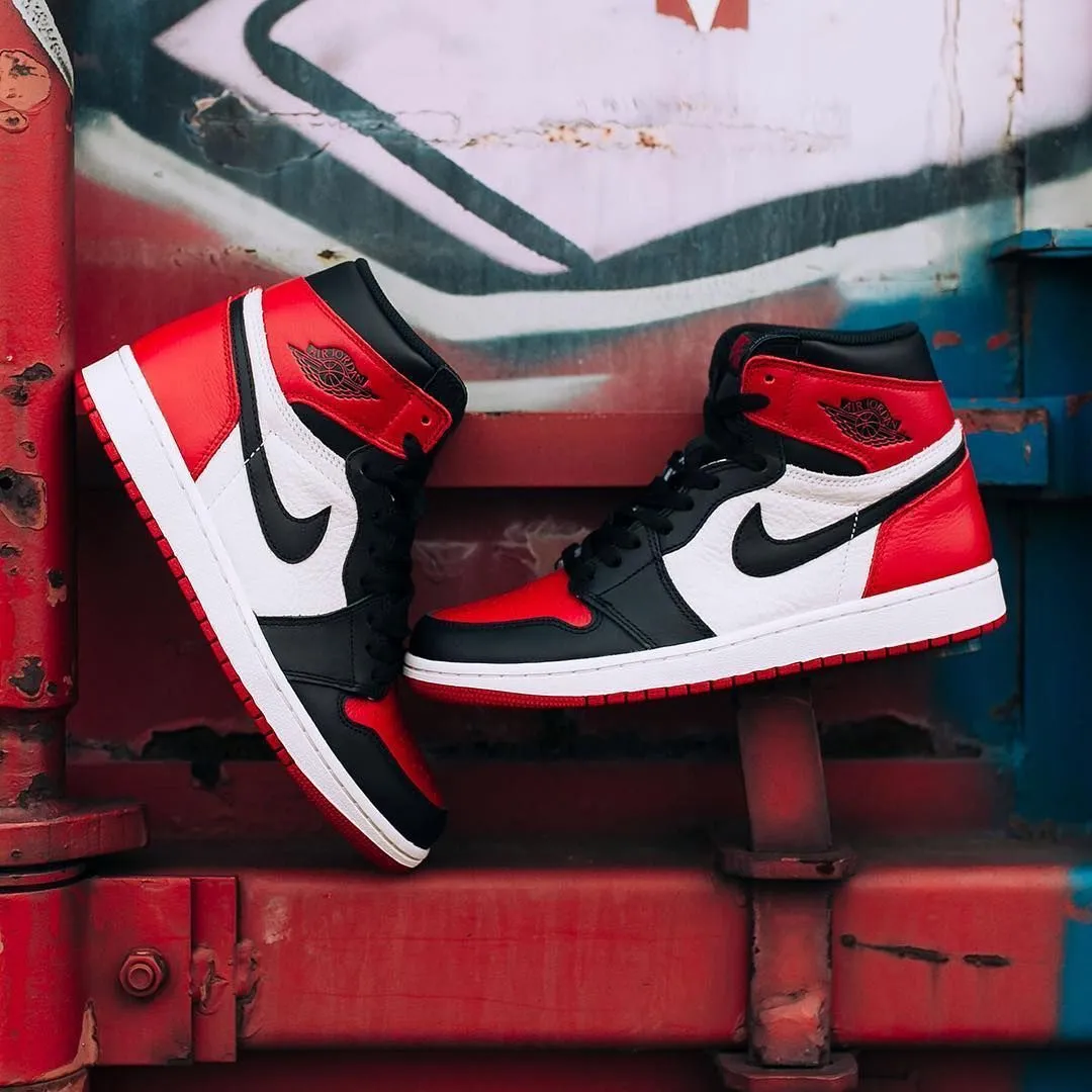 "Nike Air Jordan 1 High Bred Toe Semi US – Classic Style, Unmatched Comfort!"