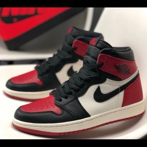 "Nike Air Jordan 1 High Bred Toe Semi US – Classic Style, Unmatched Comfort!"