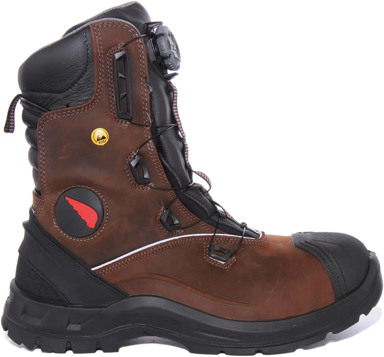 Red Wing 3234 Men's Safety Lace Up Non Met Toe Knee High Boot
