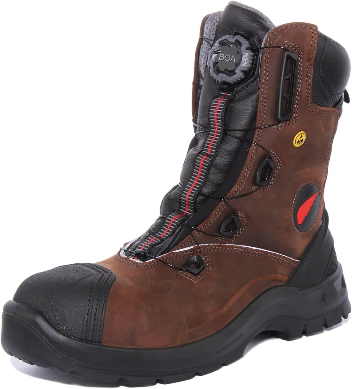 Red Wing 3234 Men's Safety Lace Up Non Met Toe Knee High Boot