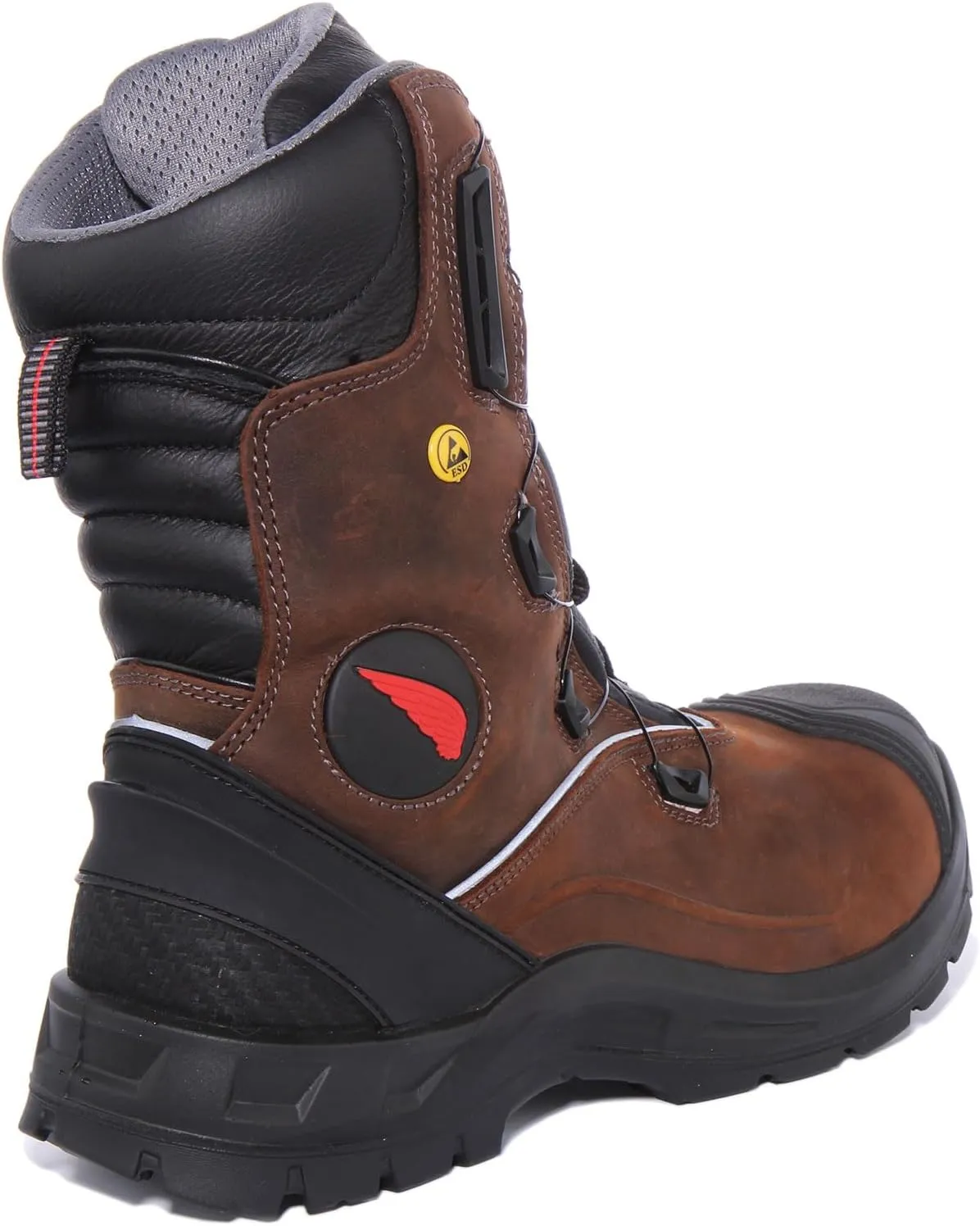 Red Wing 3234 Men's Safety Lace Up Non Met Toe Knee High Boot