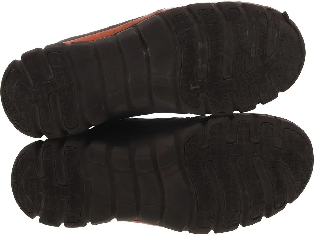 Reebok Men's Rb4050 Sublite Cushion Safety Athletic Work Composite Toe Shoe Black and Orange