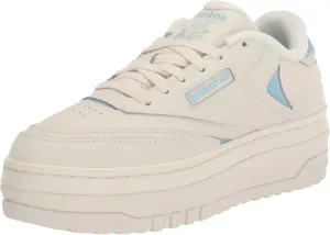 Reebok Women's Club C Extra Sneaker, Chalk/Blue Peak/Chalk, 8.5