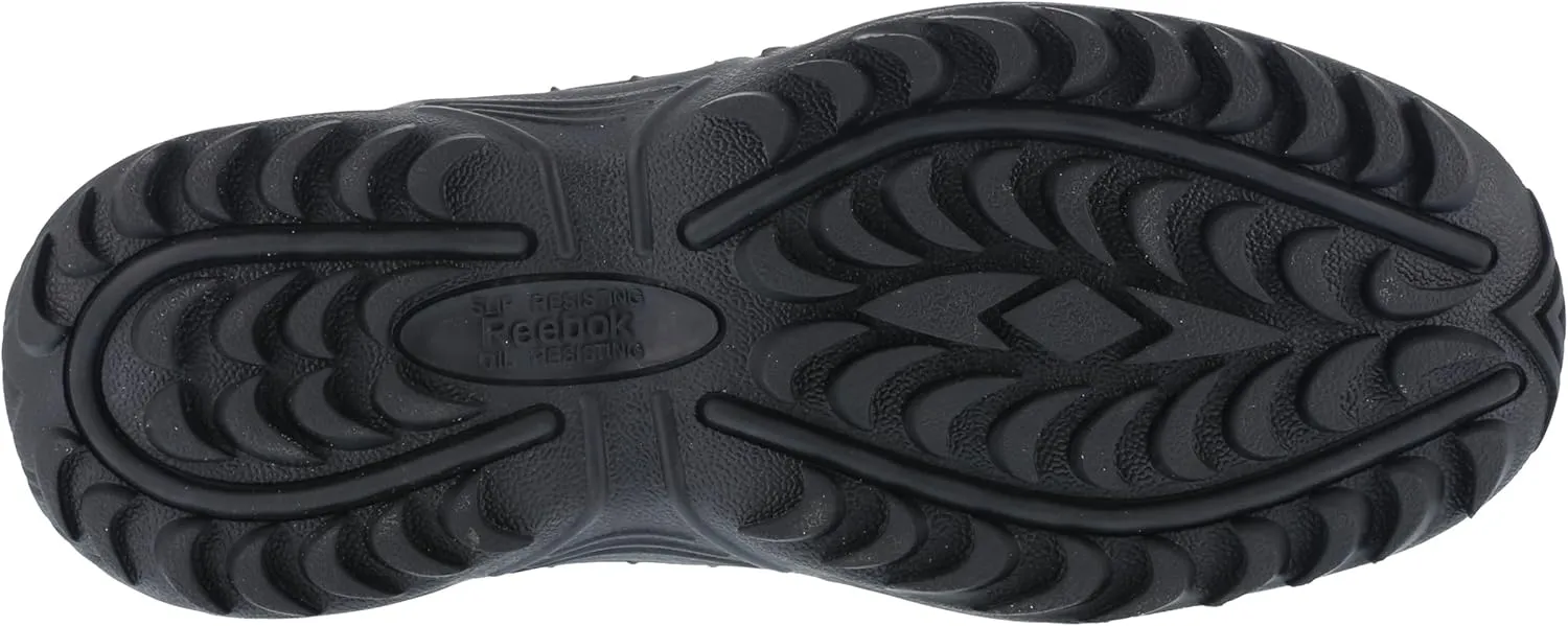 Reebok Womens Rapid Response Rb 6 Inch Electrical Composite Toe Work Safety Shoes Casual - Black