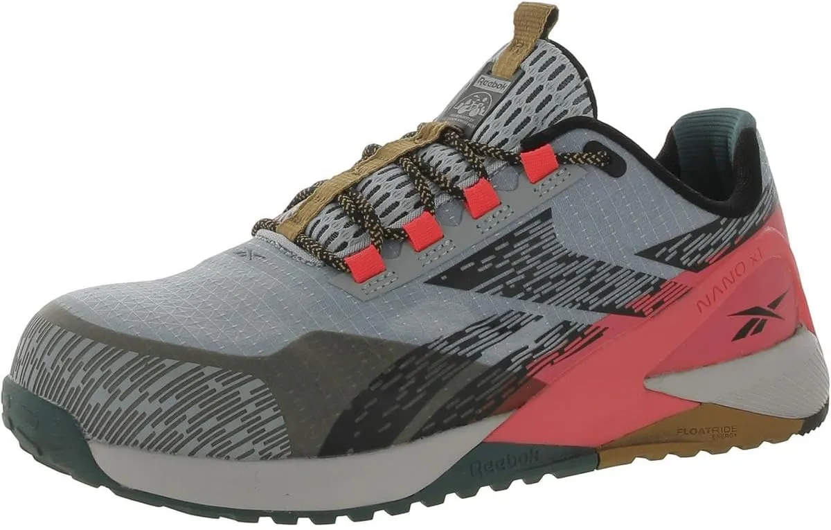 Reebok Women's Rb382 Nano X1 Adventure Work Construction Shoe Blue Safety