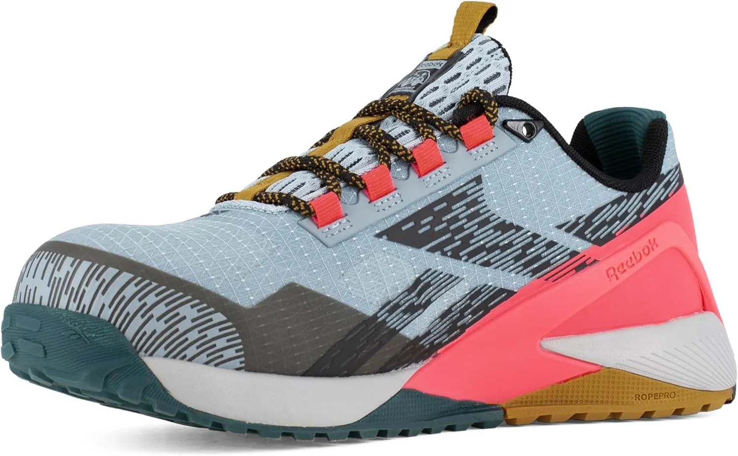 Reebok Women's Rb382 Nano X1 Adventure Work Construction Shoe Blue Safety
