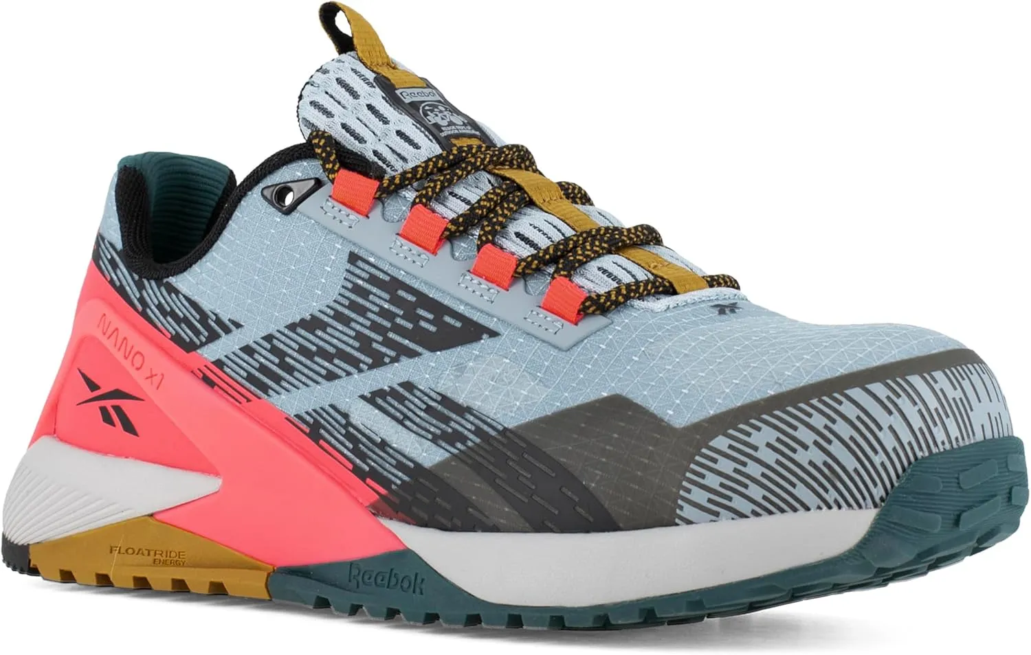 Reebok Women's Rb382 Nano X1 Adventure Work Construction Shoe Blue Safety