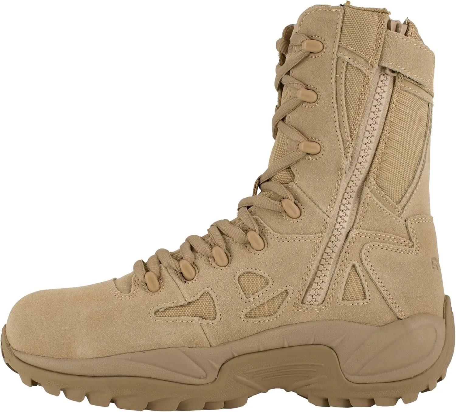 Reebok Work Mens Rapid Response Rb 8 Inch Electrical Composite Toe Work/Duty - Beige