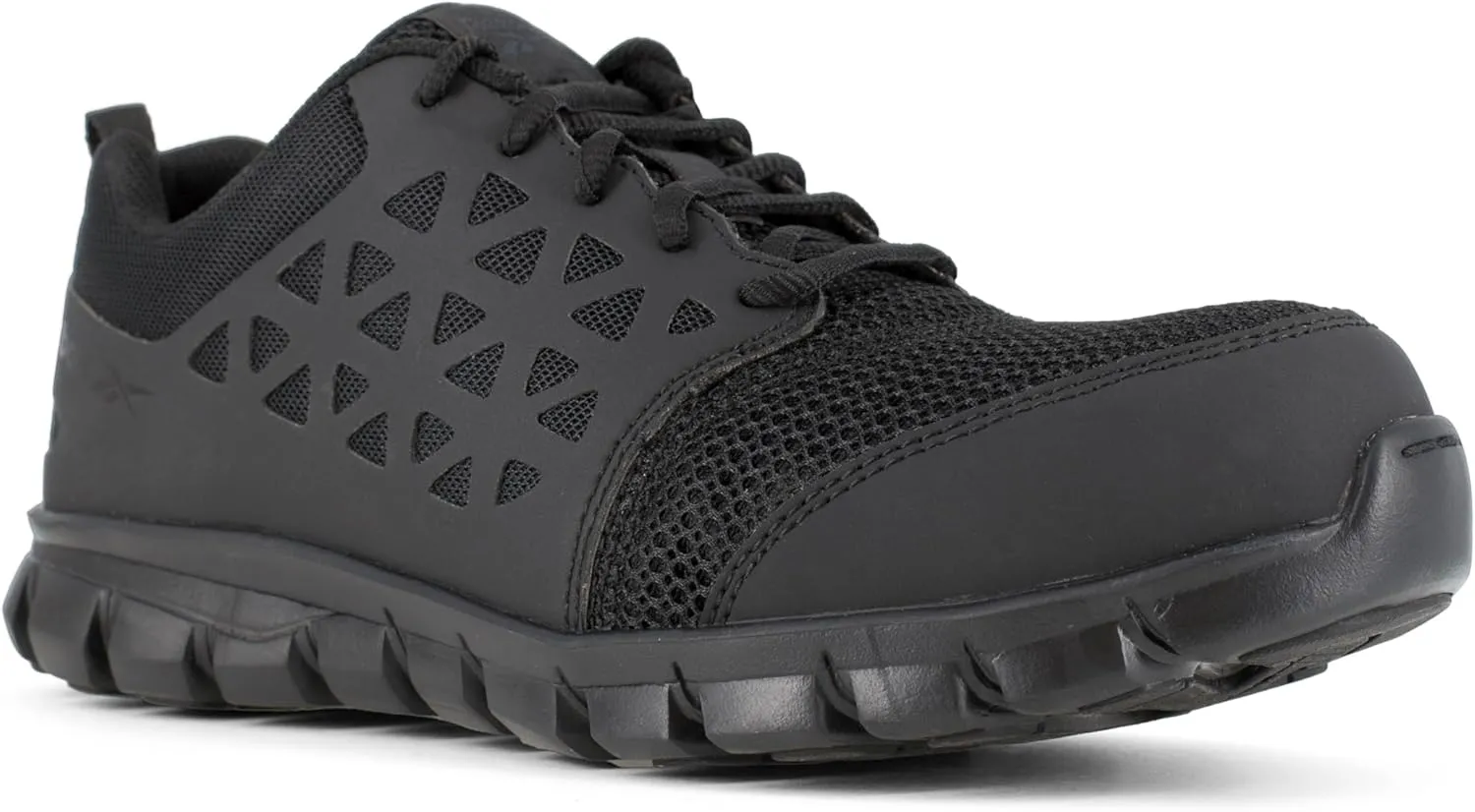 Reebok Work Men's RB409 Sublite Cushion Work Safety Athletic Composite Toe Shoe Black, 3