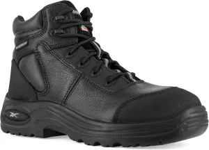 Reebok Work Men's RB6765 Trainex Safety Composite Toe 6" Waterproof Sport Boot Black Work
