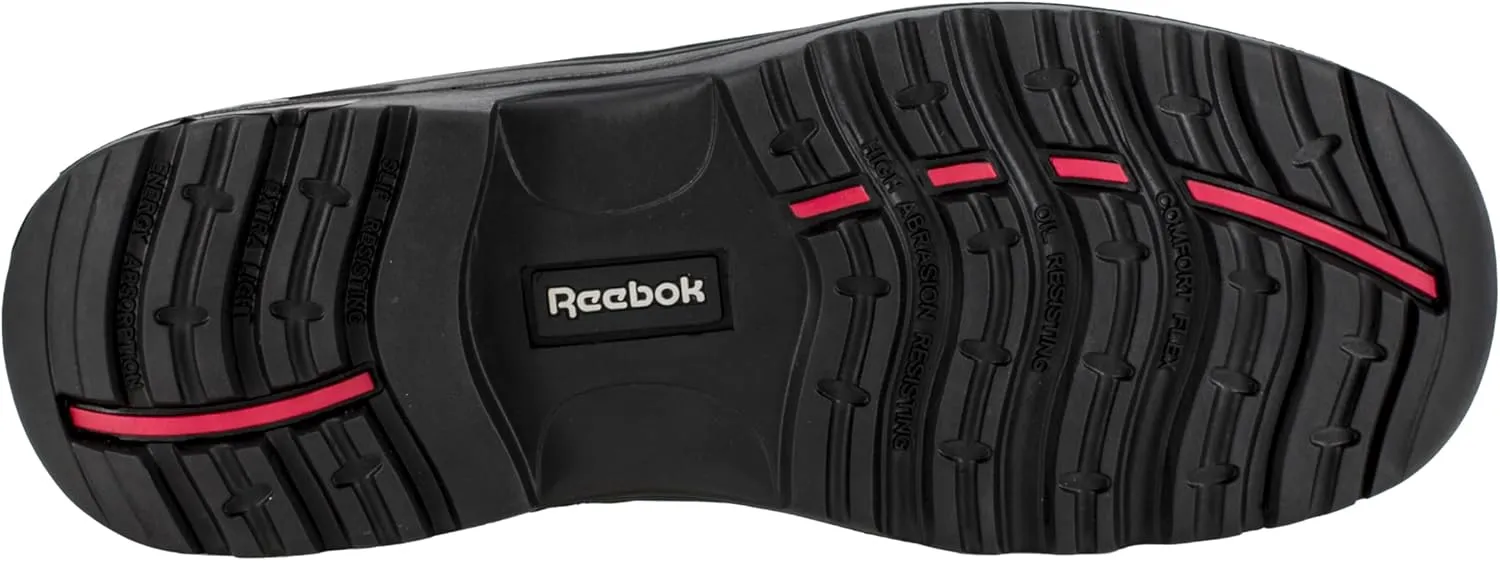 Reebok Work Men's RB6765 Trainex Safety Composite Toe 6" Waterproof Sport Boot Black Work