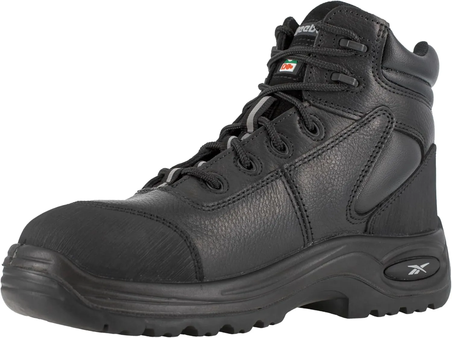 Reebok Work Men's RB6765 Trainex Safety Composite Toe 6" Waterproof Sport Boot Black Work