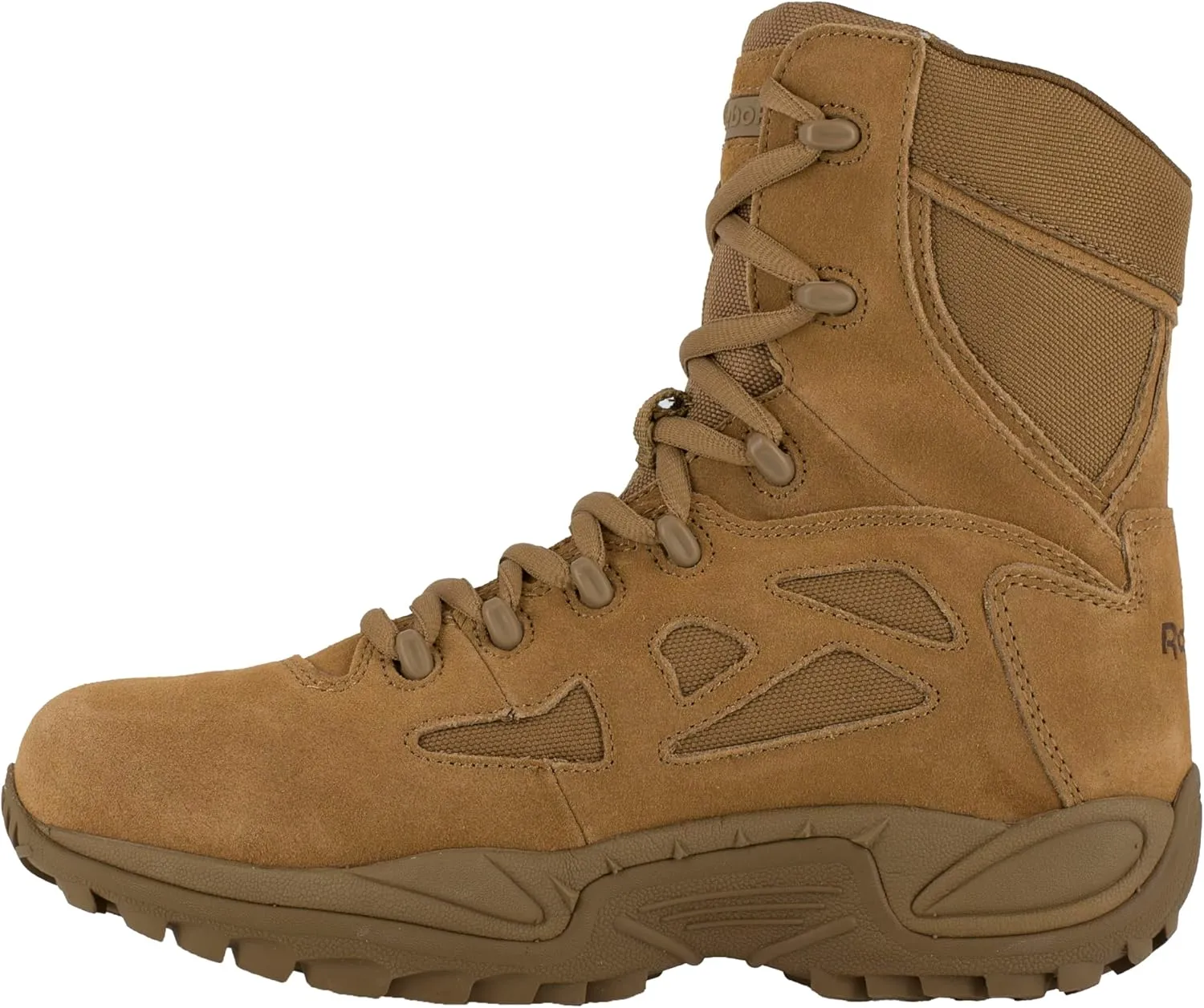 Reebok Work Womens Rapid Response 8 Inch Electrical Work Safety Shoes Casual - Brown