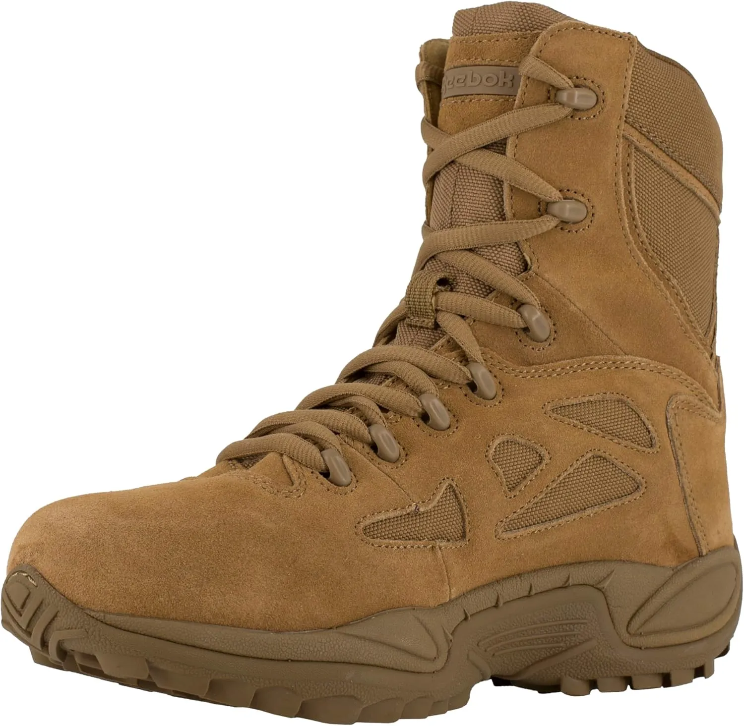 Reebok Work Womens Rapid Response 8 Inch Electrical Work Safety Shoes Casual - Brown