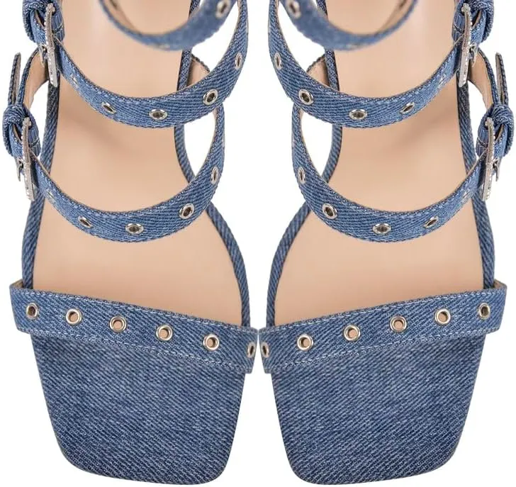 richealnini Women's Sexy Stilettos High Heel Sandals Party Dress