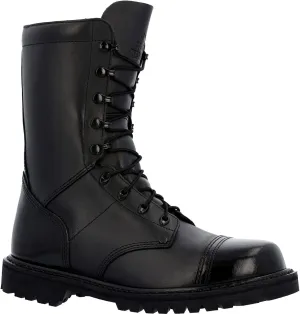ROCKY Lace Up Jump Boot, Black, Size 13(M)