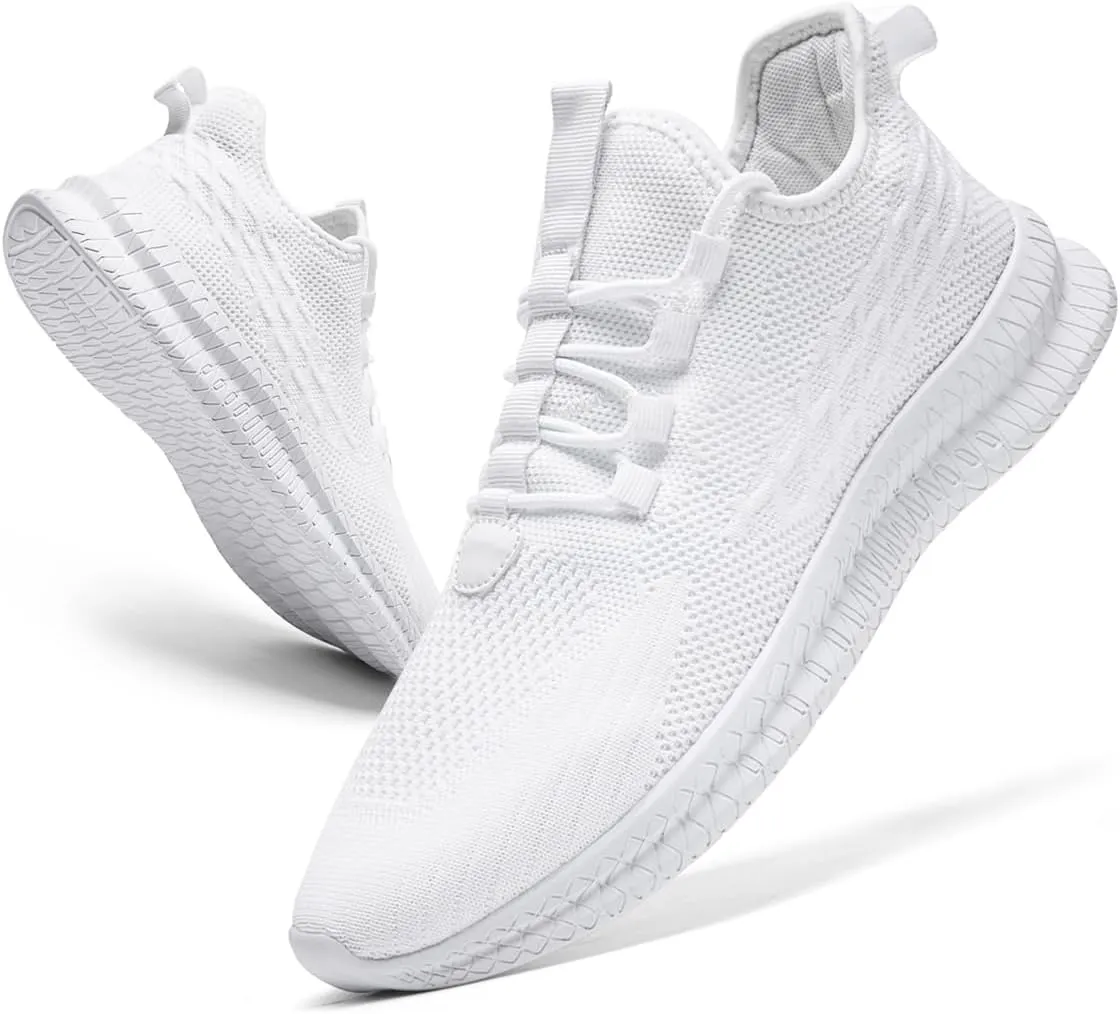 Running Shoes for Men Casual Slip on Tennis Walking Sneakers Lightweight Breathable Mesh Fashion Gym Athletic Sports Workout Shoes