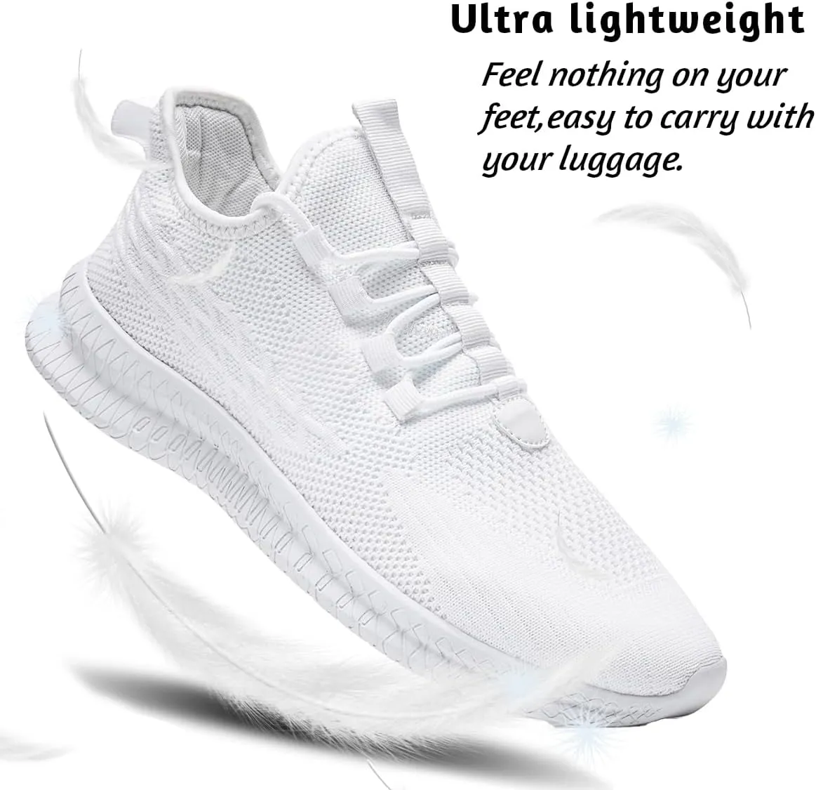 Running Shoes for Men Casual Slip on Tennis Walking Sneakers Lightweight Breathable Mesh Fashion Gym Athletic Sports Workout Shoes