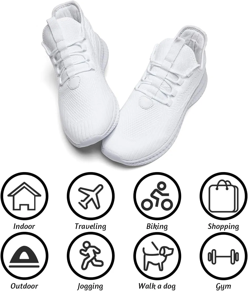 Running Shoes for Men Casual Slip on Tennis Walking Sneakers Lightweight Breathable Mesh Fashion Gym Athletic Sports Workout Shoes