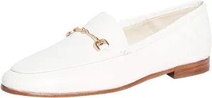 Sam Edelman Women's Loraine Loafer, Bright White Leather, 10.5