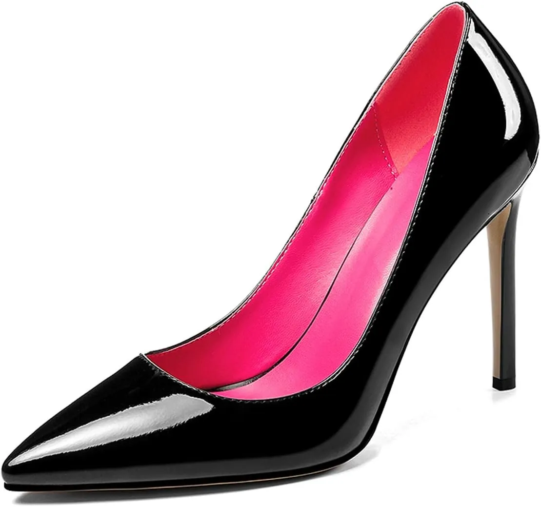 SAMMITOP Women's Classic Pointed Toe Stiletto High Heel Dress Pumps