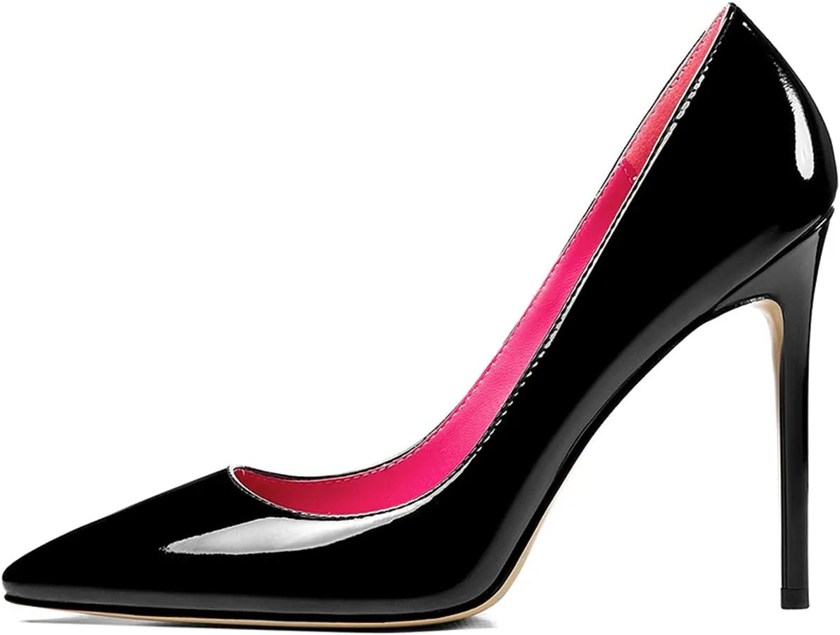SAMMITOP Women's Classic Pointed Toe Stiletto High Heel Dress Pumps
