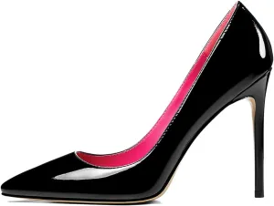 SAMMITOP Women's Classic Pointed Toe Stiletto High Heel Dress Pumps