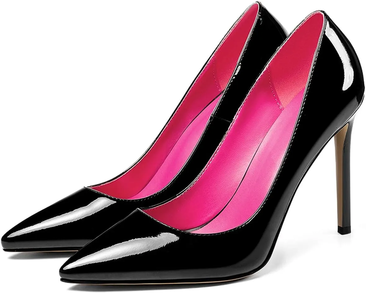 SAMMITOP Women's Classic Pointed Toe Stiletto High Heel Dress Pumps
