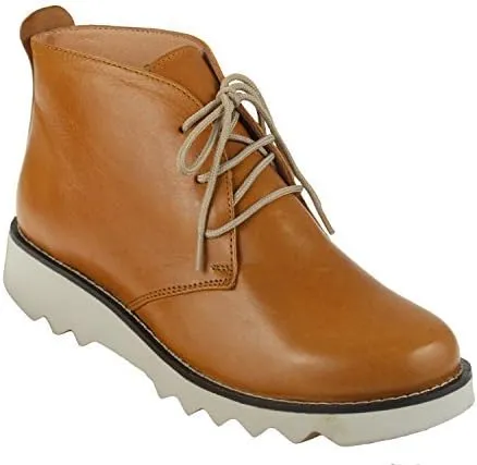 Sanita Luise Womens Lace-up Leather Boot (40EU/US Womens 9-9.5, Nature)