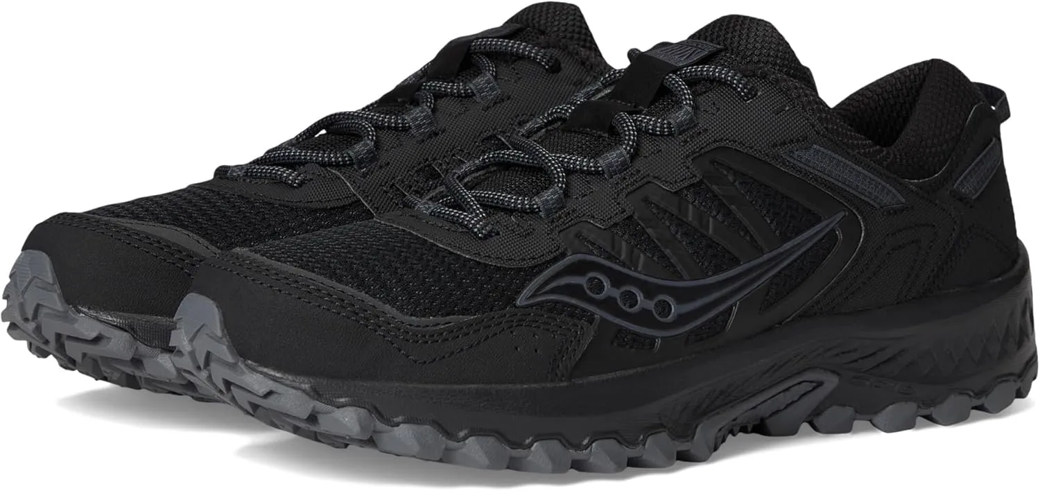 Saucony Unisex Grid Peak Sneaker, Black, 9 US Men