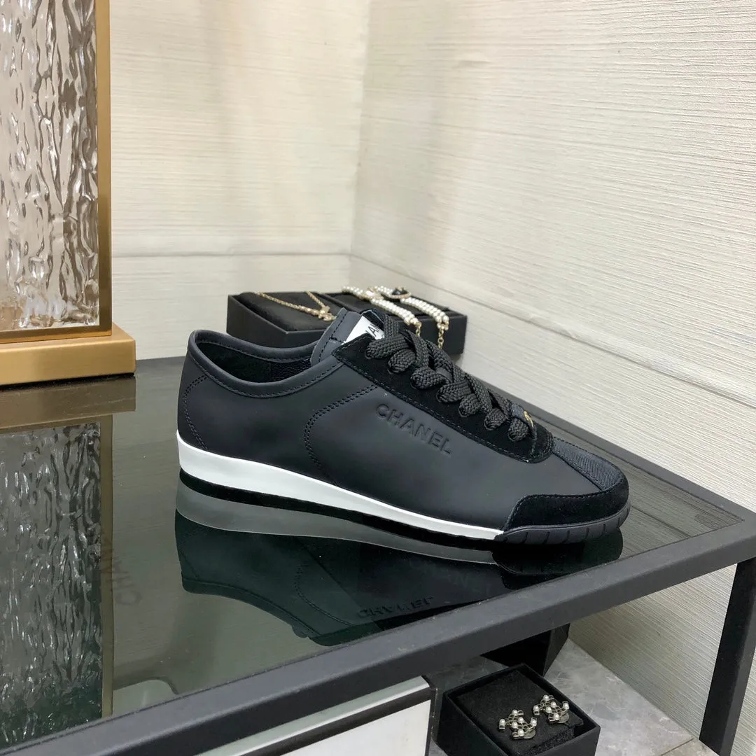 Sneake Global shipping Cowhide Performance-driven Black CHANEL