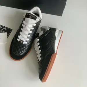 Sneaker Lambskin 143546 Reliable performance CHANEL Quilted In Eye-catching Black