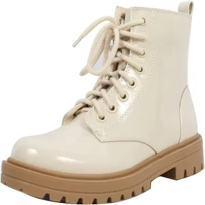 Soda Women's Combat Lace Up Ankle Boot