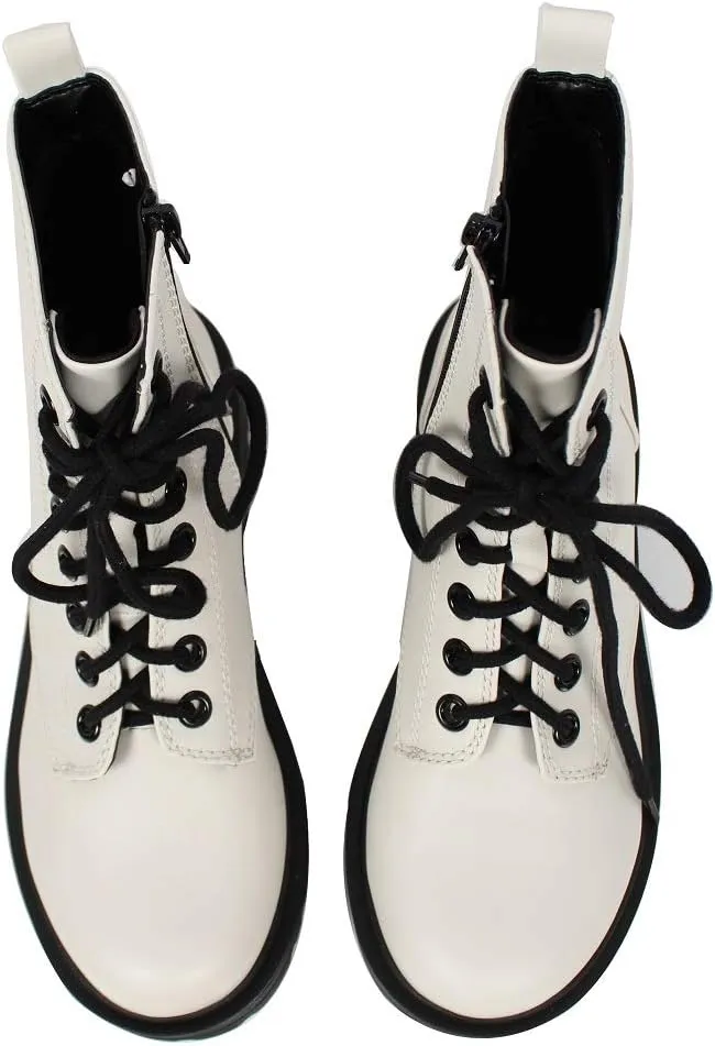 Soda Women's Combat Lace Up Ankle Boot