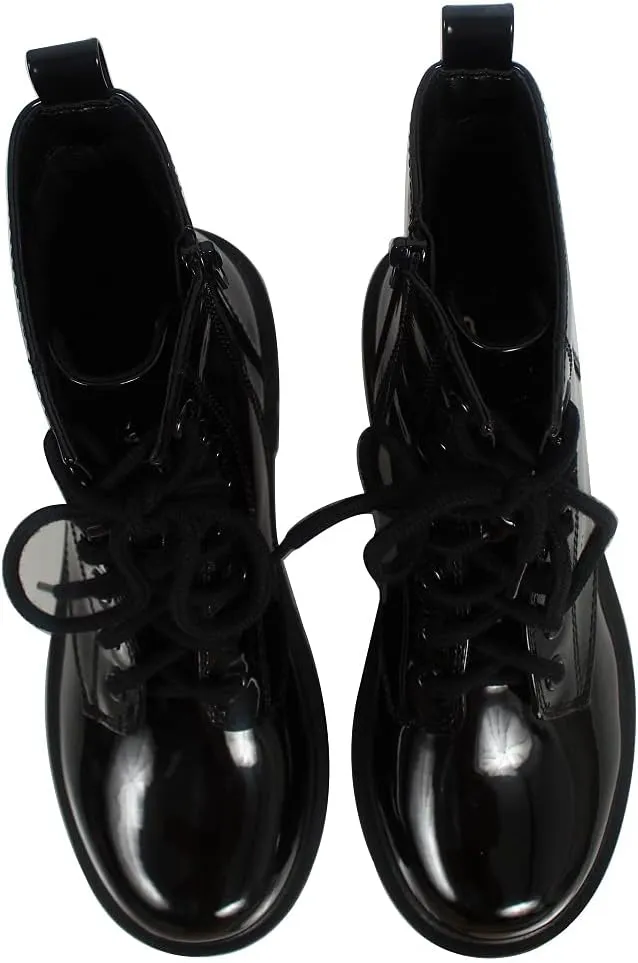 Soda Women's Combat Lace Up Ankle Boot