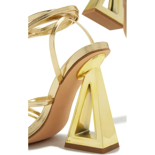 Standard-06 Metallic Heel Ankle Wrap Heel
