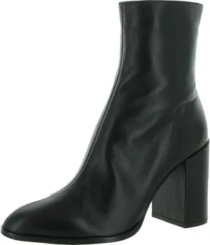Steve Madden Womens Trudy Leather Pointed Toe Ankle Boots