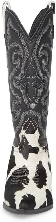 Steve Madden Womens West Embroidered Pointed Toe Cowboy, Western Boots