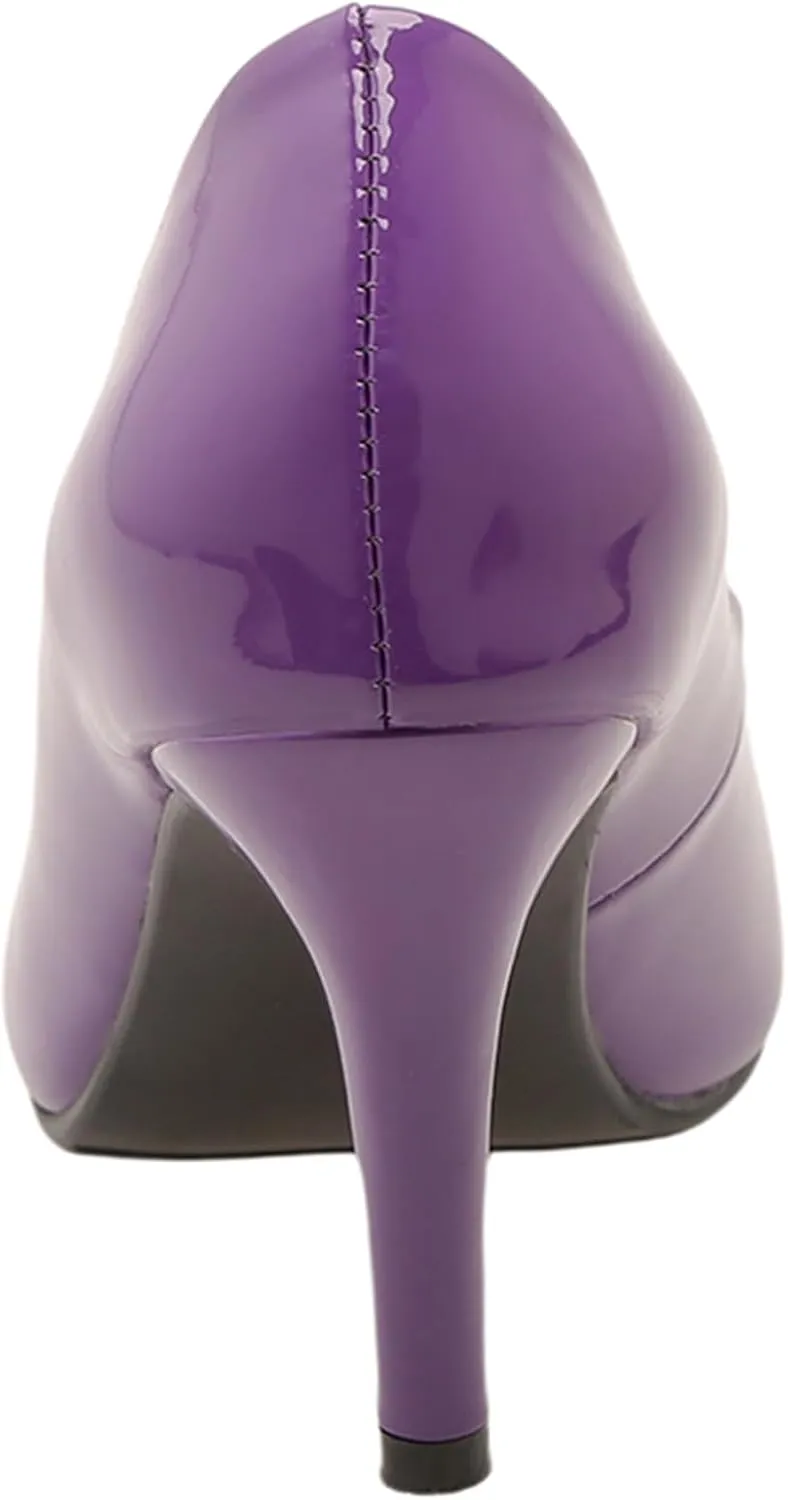 Stiletto Heel Pointed Toe Women Court Shoes Slip On