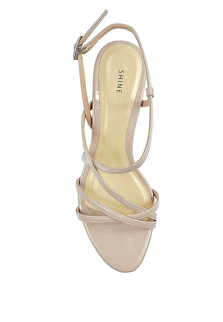 Strapy Slingback Sandal Stiletto Heels