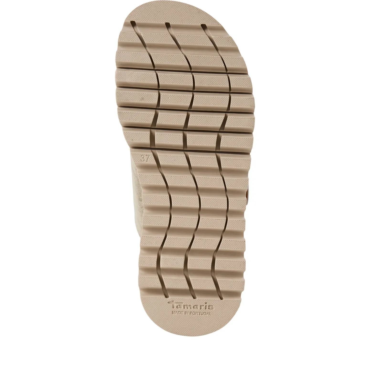 TAMARIS - 27202-933 CHUNKY DOUBLE STRAP MULE - GOLD